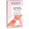 Image de Evoluderm - 20 Bandes de Cire Froide Visage - Maillot Baume après-rasage 20 ml unisex