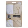 Image de Lot 2 capes de bain lapin Aop Beige
