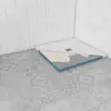 Image de Bac receveur de douche à carreler 90x90cm recoupable sur mesure pour douche à l'italienne