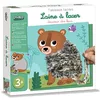 Image de Créa Lign' | Laine à lacer animaux des bois | 3 ans+ | Dextérité