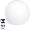 Image de Boule lumineuse sans fil flottante LED multicolore dimmable BOBBY  50cm avec télécommande et socle à induction