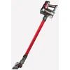 Image de Aspirateur balai HKoenig UP600 Powerclean sans fil 2 en 1 Rouge et Gris