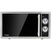 Image de H.Koenig VIO2   Micro-ondes multifonction compact 20L, 700W, Plateau tournant 24,5cm, 6 niveaux de puissance, Décongélation express, Minuterie jusqu’à 60 min   Design miroir noir