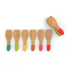 Image de Set 6 spatules à raclette bambou Pebbly