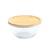 Image de Bol à mixer rond couvercle bambou 2.6L Pebbly