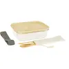 Image de PEBBLY - Lunchbox en Verre et ses Couverts en Bambou