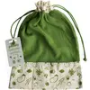 Image de Pebbly Sac à légumes en Coton Bio vert-30x40cm