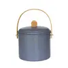 Image de Seau à compost d'intérieur ardoise 7 L Pebbly