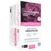Image de infusion ménopause bio nutrigée   soulage bouffées de chaleur, sueurs nocturnes, nervosité   sauge, fenouil, mélisse, réglisse & rose   apaisement & sommeil   30 sachets fabriquée en france