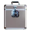 Image de ROCKONWALL- Flight Case Vinyle 33T Aluminium - Mallette DJ 25-30 Disques - Cadenassable - Poignée Transport 25 LP, Argent