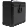 Image de Rock On Wall - Valise porte-vinyles - Malette de rangement - Capacité 50 vinyles 33T - Noir