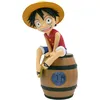 Image de One Piece - Réveil One Piece Officiel - Modèle Luffy Tonneau avec Figurine - Écran Digital Rétro-Éclairé - Alarme et Affichage de l’Heure Fan Manga - 811644