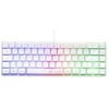 Image de THE G-LAB KEYZ HYDROGEN Clavier Gaming Membrane Sans Fil RGB TKL - AZERTY - Blanc