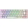 Image de THE G-LAB Clavier de jeu - Mécanique - RGB - 65 % - Triple mode - Blanc