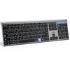 Image de Bluestork   KB Grapheme - Clavier sans Fil Rechargeable, Connexions 2,4GHz & Bluetooth, Ultra-Fin, Batterie 110H, AZERTY FR, Clavier Silencieux, 12 raccourcis et Touche Copilot - Windows/IA Copilot