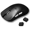 Image de The G-Lab Kult Elite M150 - Souris Gamer Capteur PixArt 3950 Optique, 30 000 DPI, 8 000 Hz - Souris sans Fil Tri Mode 2.4 GHz/BT/Filaire - 200H, 2 Batteries & Grips - Custom Via Logiciel