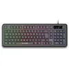 Image de The G-Lab Keyz Caesium EX B - Clavier Gamer Membrane 98% RGB Noir