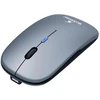 Image de BLUESTORK Souris Sans Fil Bureau, Rechargeable, Connexion 2.4G et Bluetooth, Boutons Bleus - Pour Ordinateur Portable et PC