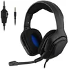 Image de The G-Lab Korp Cobalt Casque Gaming PS4 - Micro Casque Gamer Audio Stéréo & Kult Helium Souris Gamer Filaire USB - Capteur Optique 800 à 3200 DPI, Rétroéclairage LED 7 Couleurs, 6 Boutons