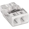 Image de WAGO 100 Mini Bornes de Connexion Automatique 2 Entrées, Serre-joint