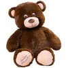 Image de Pioupiou et Merveilles Peluche Géante Fabrication Française XXL Augustin l'ourson pantin Chocolat - 70 CM de Haut - Toute Douce pour Enfant Made in France - 16659