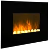 Image de Chemin’Arte Cheminée Électrique LEDs Effet Flammes Murale Black Fire - Conçue en France - Garantie 2 Ans