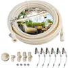 Image de BREAKLING Brumisateur terrasse extérieur et jardin 7,5m et 4 buses laiton - Pergola - Serres - Parasol - Climatisation extérieure - Repousse les moustiques et nuisible volants