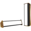 Image de DAYVIA MOBILLY, Lampe Luminothérapie LED , Simulation de la Lumière du Jour, Design Moderne, Matériaux Bambou et Aluminium, 9x34x9cm Noir, Agréement CE Médical et Fabrication Française