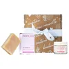 Image de OMUM - Coffret L'Instant Câlin - 1 savon protecteur ultra-nourrissant Le Cajoleur + 1 crème de massage La Confidente - Vegan & Bio - Cadeau future maman & bébé