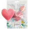 Image de Lady Green - Eponge Konjac Visage - Rose Démaquillant yeux 1 pieces female