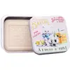 Image de La Savonnerie de Nyons - Savon 100g Fleur de Coton et Boîte Métal Chat Persan Gel douche unisex