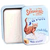 Image de La Savonnerie de Nyons - Savon 200g Fleur de Coton et Boîte Métal Chat Roux Gel douche unisex