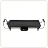 Image de LITTLE BALANCE 8273 Happy Plancha 50 - Plancha électrique 4 - 6 personnes - Plaque de cuisson anti-adhésive - Tout type d'aliments - Puissance 2000 W - Noir / Inox