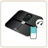 Image de Little balance 8415 Cardio Connect 4 USB, Impédancemètre connectée sans pile, Rechargeable USB, 180 kg, Verre trempé, Noir