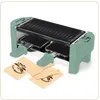 Image de LITTLE BALANCE 8746 Raclette Duo Meuuh...!, Appareil à raclette 1/2 personnes, Grill amovible, 2 spatules +2 planchettes, Revêtement anti-adhésif, 320 W, Sapin