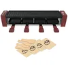 Image de LITTLE BALANCE 8945 Raclette 4 Meuuuh...!, Appareil à raclette, Jusqu'4 personnes, Grill amovible, 4 spatules + 4 planchettes Meuuuh, Sans PFAS, Antiadhésif, 800W, Piment