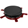 Image de LITTLE BALANCE 8947 Cheese & Fun, Raclette Grill, 2 en 1, Jusqu'à 6 personnes, Sans PFAS, 800 W, Piment