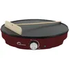 Image de LITTLE BALANCE 8953 Happy Crêpes, Crêpière électrique, Crêpes, Pancakes, Galettes, Thermostat réglable, Sans PFAS, 1200 W, Piment