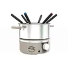 Image de LITTLE BALANCE 8964 Little Fondue Meuuuh...!, Appareil à fondue 6 personnes, Caquelon inox, Compatible induction, 1,8 litres, 650 W, Muscade