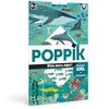 Image de POSTER EDUCATIF POPPIK Stickers Océans - Puzzle Enfant Créatif Décoratif à Gommettes Autocollantes Repositionnables, Jeu Enfant 60 Stickers, 6-12 ans