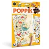 Image de POPPIK 1841201 - Poster créatif Dinosaure avec Autocollants Amovibles - Kit d'autocollants pour Bricolage - pour Enfants à partir de 3 Ans - 46 x 68 cm