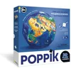 Image de POPPIK 1841266 - Globe terrestre éducatif interactif en 3D avec Autocollants Amovibles et livret multilingue (français Non Garanti) - pour Enfants à partir de 8 Ans - 26 cm