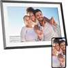 Image de AgfaPhoto Cadre Photo Connecté Realiview APF1000 Wi-FI 10" LCD - Affichage Photos/Vidéos, Horloge, Météo, Rotation Auto, Mémoire 32Go, Appli FRAMEO iOS/Android Incluse - Noir