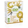 Image de GOOD GOÛT - Les Biscuits Tout Ronds Vanille - Biscuits Bébé - Dès 10 Mois -Bio - Sans Huile De Palme - 4 Sachets - Lot de 6