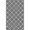 Image de Mani Textile Tapis Carreaux Noir/Blanc 80x150m
