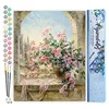 Image de Figured'Art Peinture par Numéro Adulte Joli bouquet - Activité Manuelle Kit de Loisir Créatif DIY Numéro d'Art Complet - 40x50cm sans châssis en bois