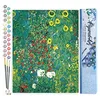 Image de Figured'Art Peinture par Numéro Adulte Kerim - Jardin de Tournesols - Activité Manuelle Kit de Loisir Créatif DIY Numéro d'Art Complet - 40x50cm sans châssis en bois