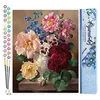 Image de Figured'Art Peinture par Numéro Adulte Beau Bouquet - Activité Manuelle Kit de Loisir Créatif DIY Numéro d'Art Complet - 40x50cm sans châssis en bois