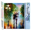 Image de Figured'Art Peinture par Numéro Adulte Pluie romantique - Activité Manuelle Kit de Loisir Créatif DIY Numéro d'Art Complet - 40x50cm sans châssis en bois