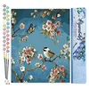 Image de Figured'Art Peinture par Numéro Adulte Oiseau et Papillon - Activité Manuelle Kit de Loisir Créatif DIY Numéro d'Art Complet - 40x50cm sans châssis en bois
